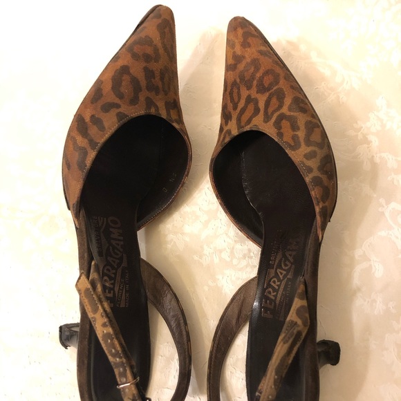 Salvatore Ferragamo Slingback Kitten Heels - Picture 3 of 8